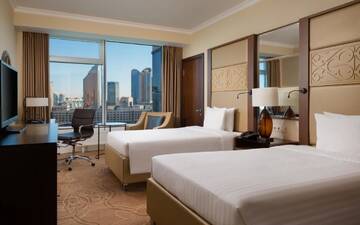 Двухместный номер Делюкс с 2 отдельными кроватями в Отеле Astana Marriott Hotel